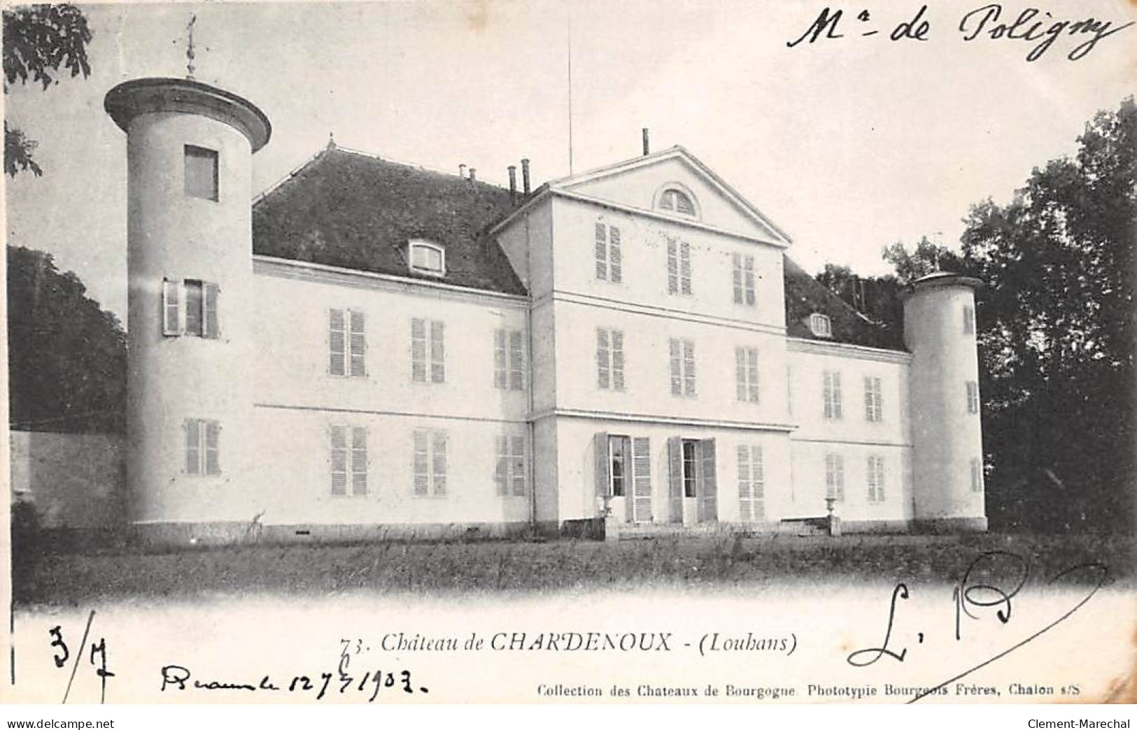 LOUHANS - Château De CHARDENOUX - Très Bon état - Louhans