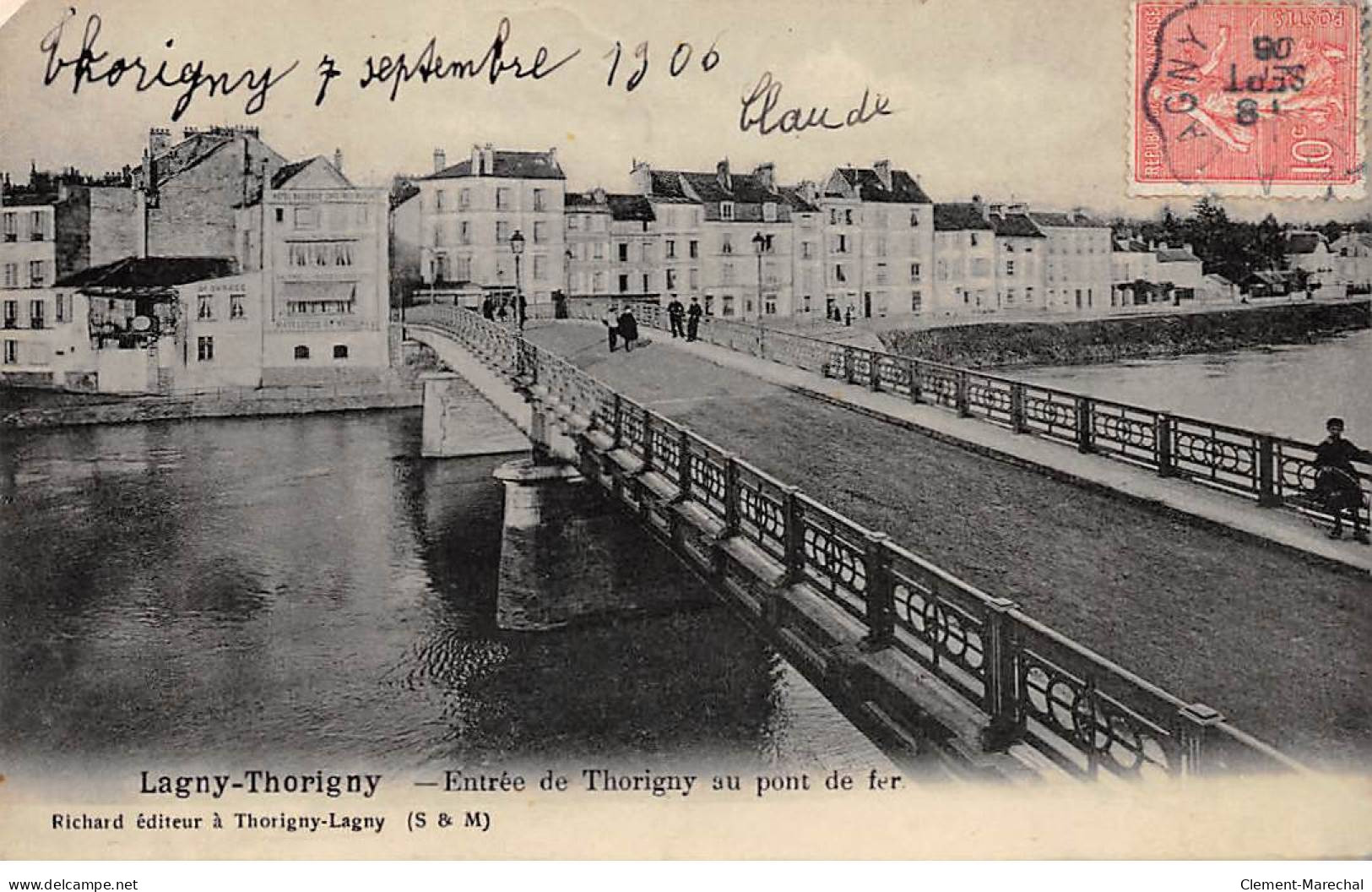 LAGNY THORIGNY - Entrée De Thorigny Au Pont De Fer - Très Bon état - Lagny Sur Marne