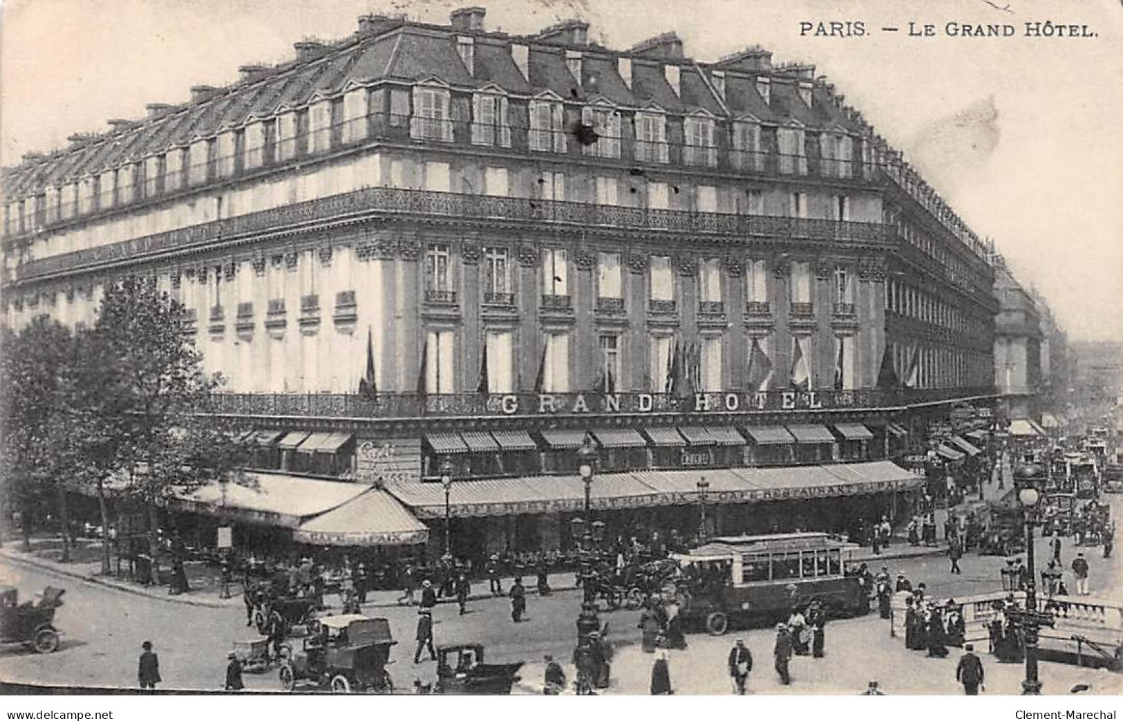 PARIS - Le Grand Hôtel - Très Bon état - Cafés, Hotels, Restaurants