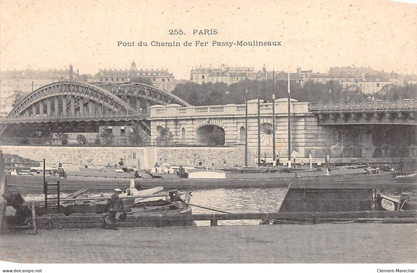 PARIS - Pont Du Chemin De Fer Passy Moulineaux - Très Bon état - Bridges
