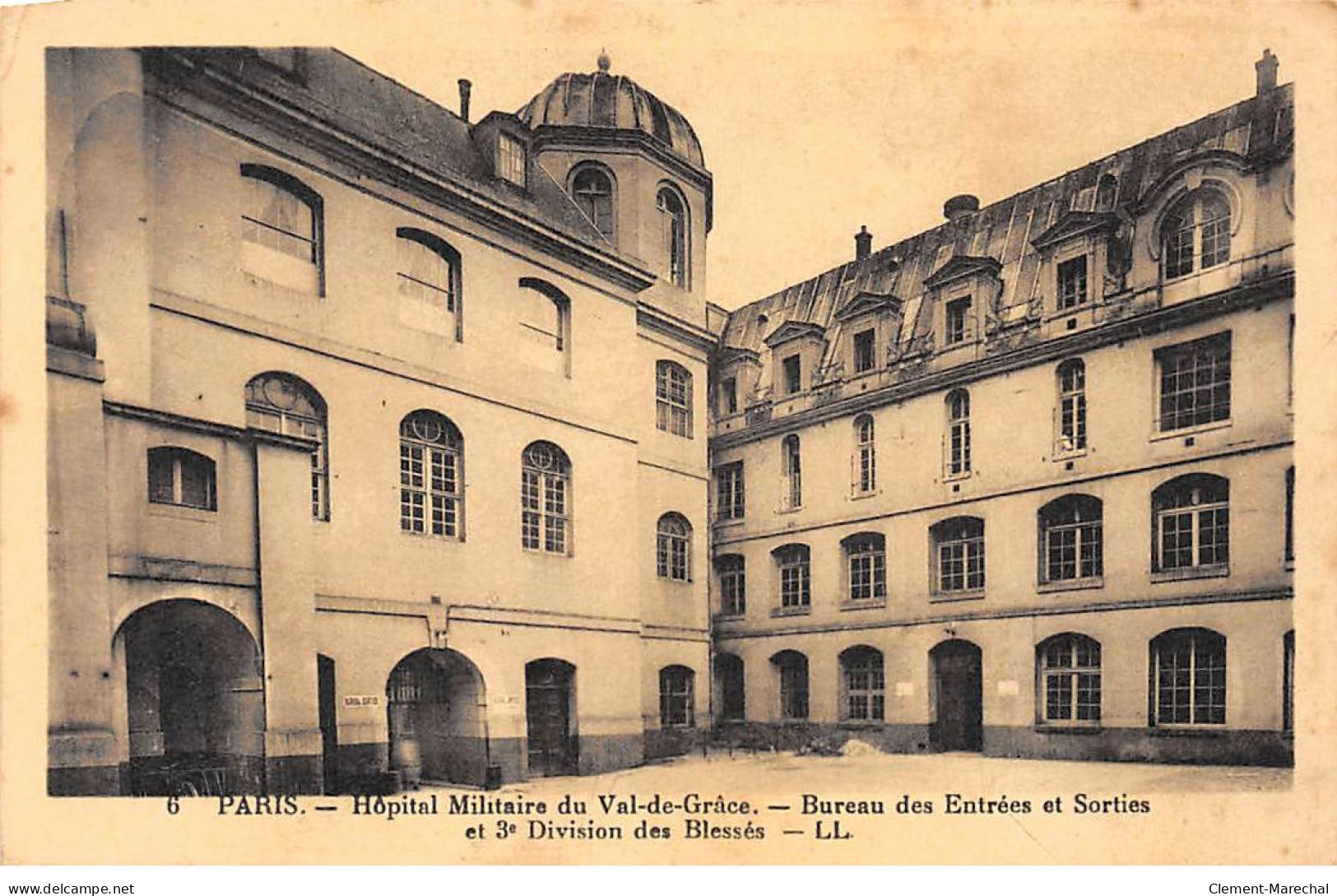 PARIS - Hôpital Militaire Du Val De Grâce - Bureau Des Entrées Et Sorties Et 3e Division Des Blessés - état - Gesundheit, Krankenhäuser