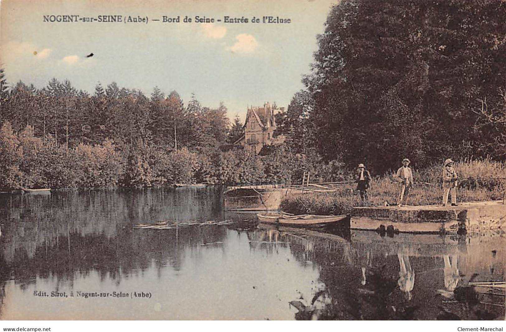 NOGENT SUR SEINE - Bord De Seine - Entrée De L'Ecluse - Très Bon état - Nogent-sur-Seine