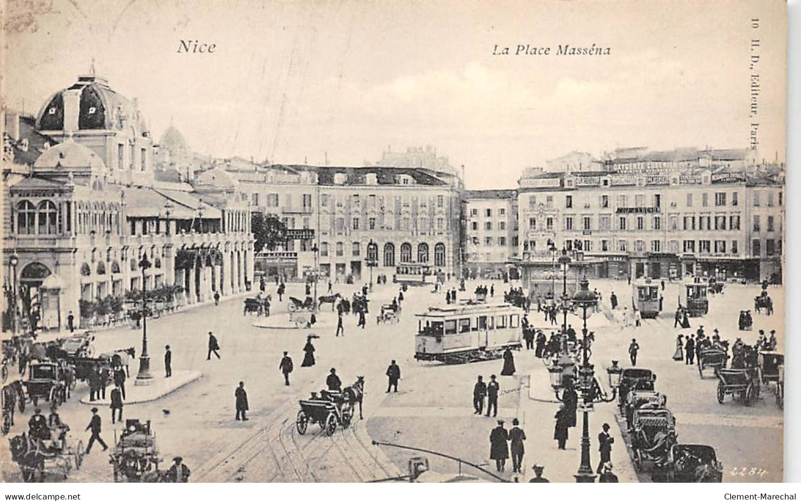 NICE - La Place Masséna - Très Bon état - Plätze