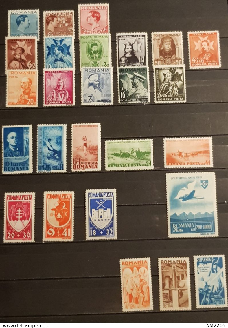 ROMANIA HISTORY &PERSONALITIES &OLYMPICS &EVENTS MINI LOT YEARS 1922-1945 MNH - Sonstige & Ohne Zuordnung