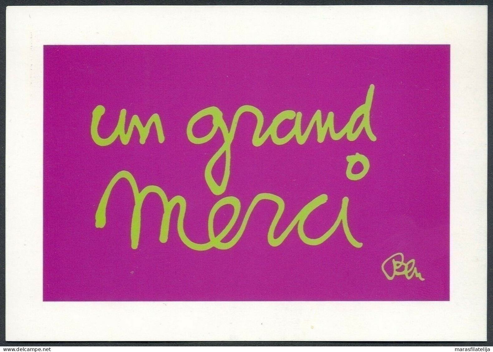 France 2005, One Large Thanks, Stationery Card - Other & Unclassified