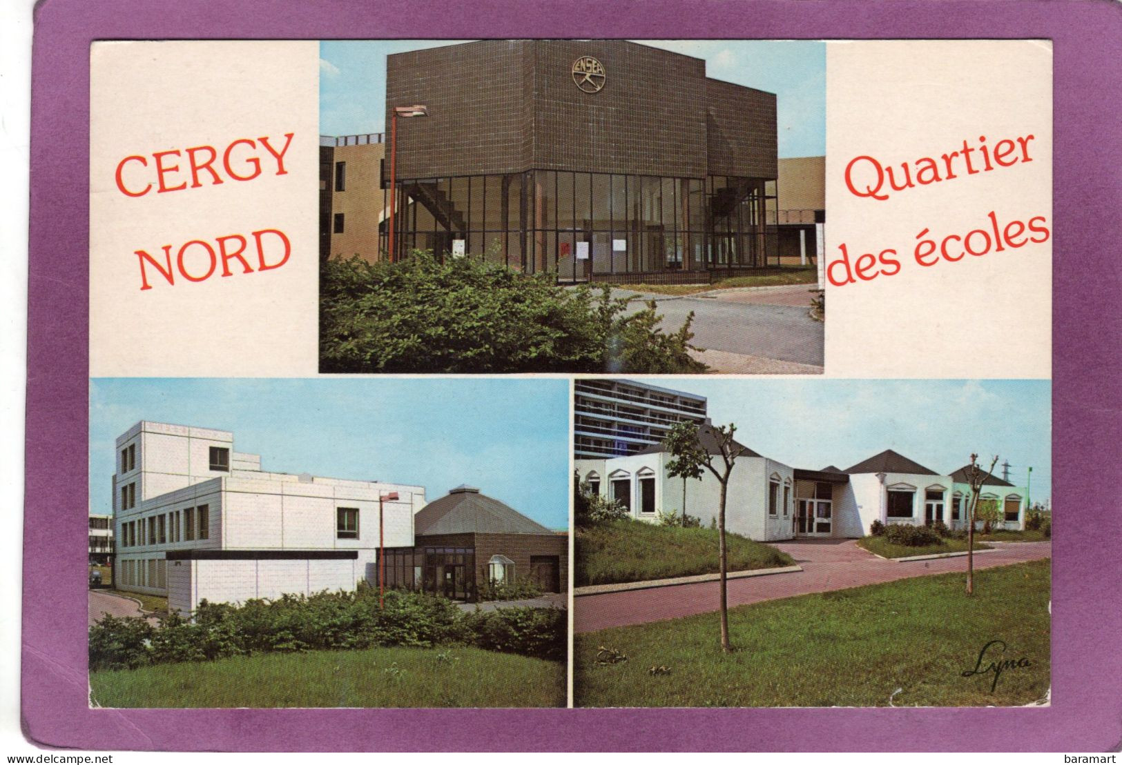 95 CERGY  NORD Quartier Des écoles     E.N.S.E.A.  Ecole Bâtiment Et Travaux Publics - Cergy Pontoise