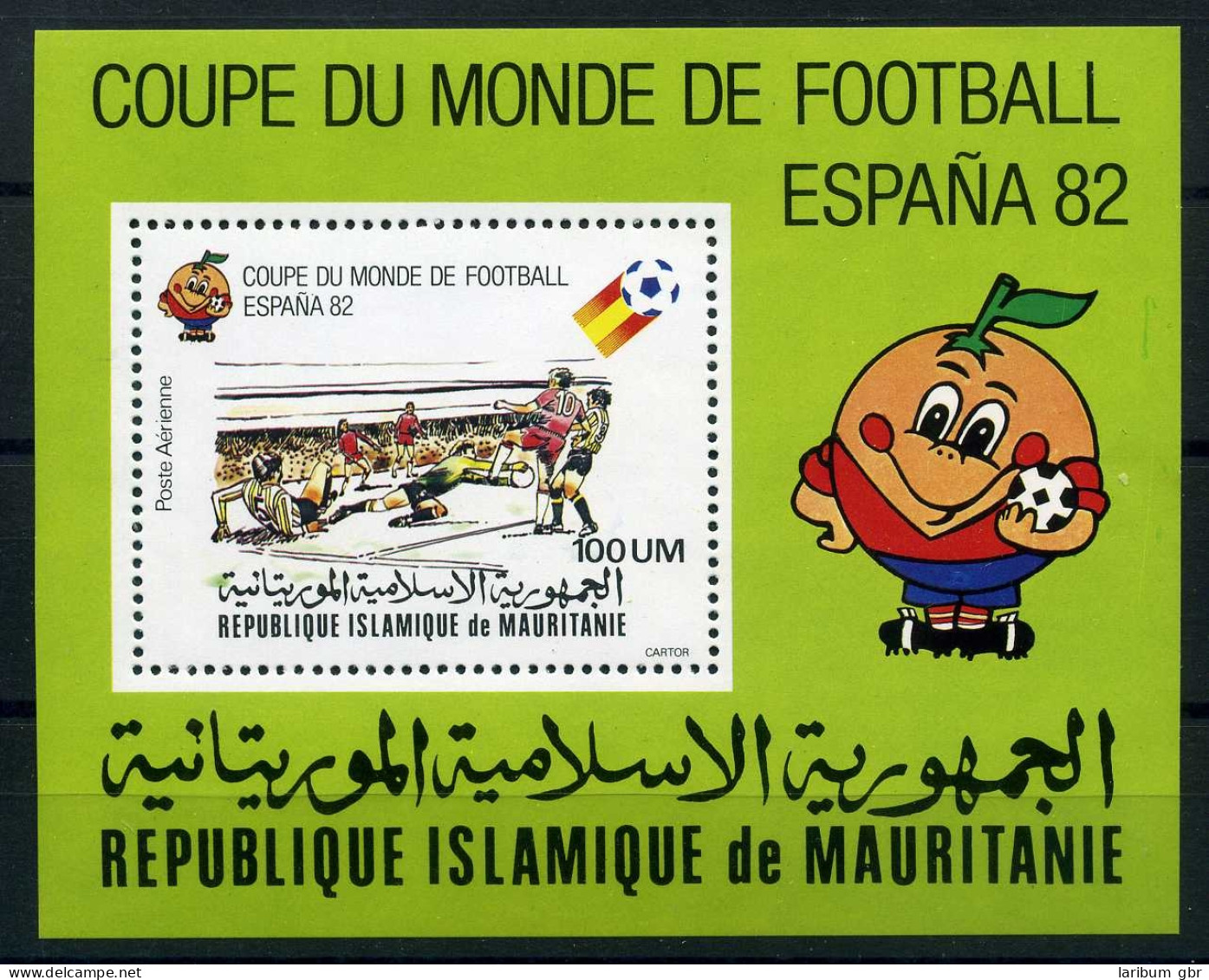 Fußball Mauretanien Block 29 ** #GE405 - Mauritanië (1960-...)