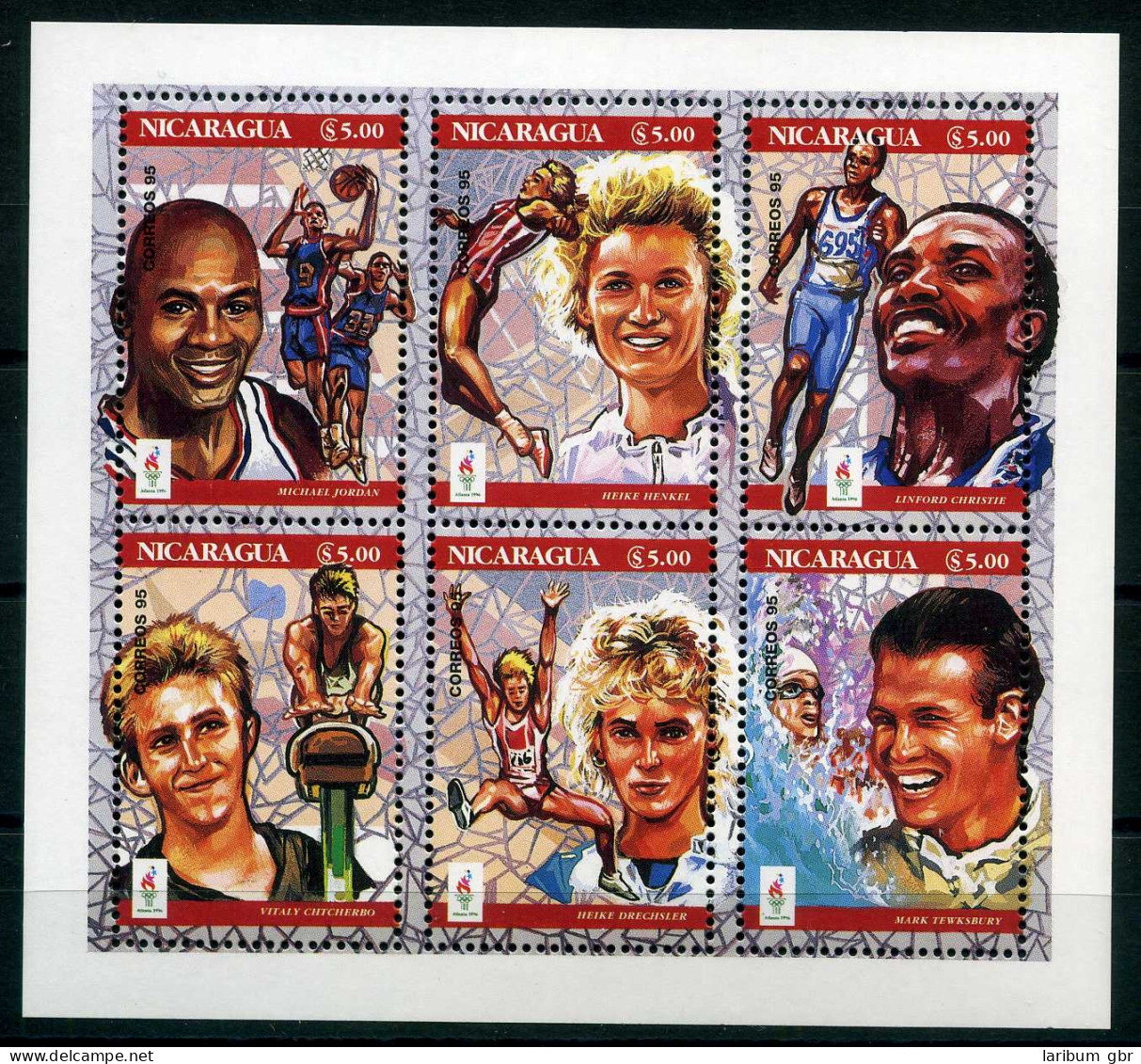 Nicaragua Kleinbogen 3634-3639 Postfrisch Olympiade 1996 Atlanta #JG637 - Nicaragua