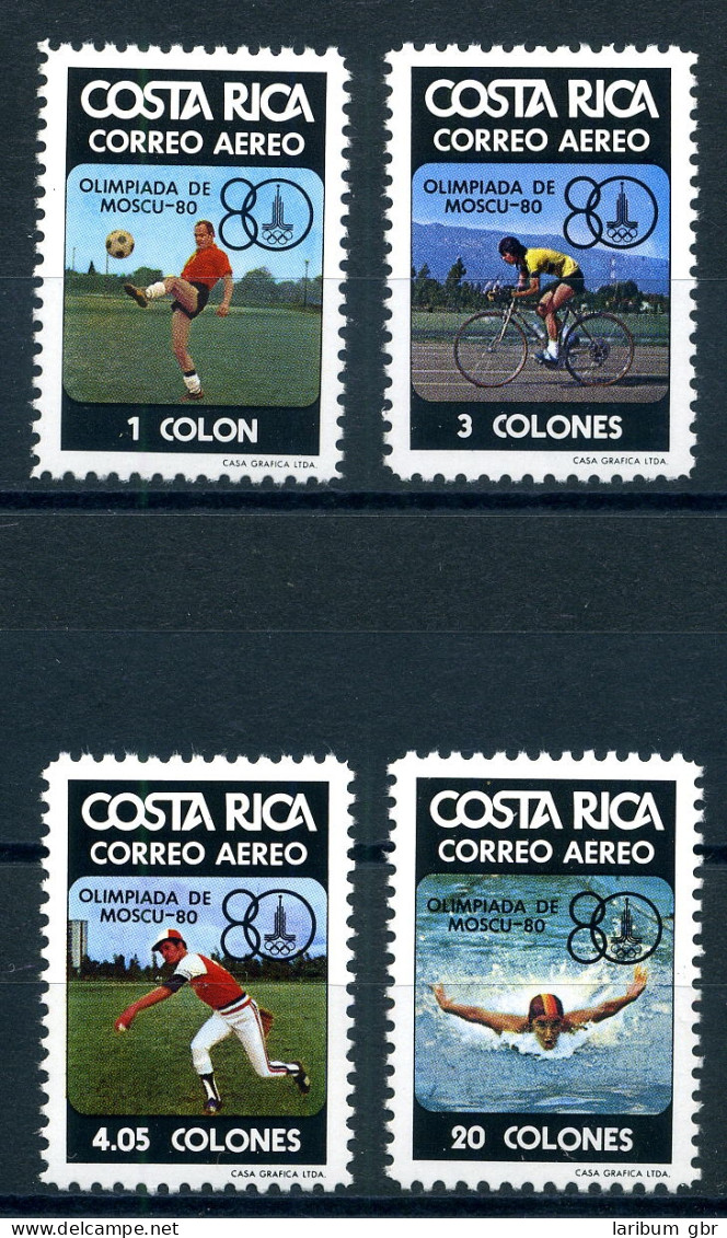 Costa Rica 1065-68 Postfrisch Olympiade 1980 #JG541 - Costa Rica