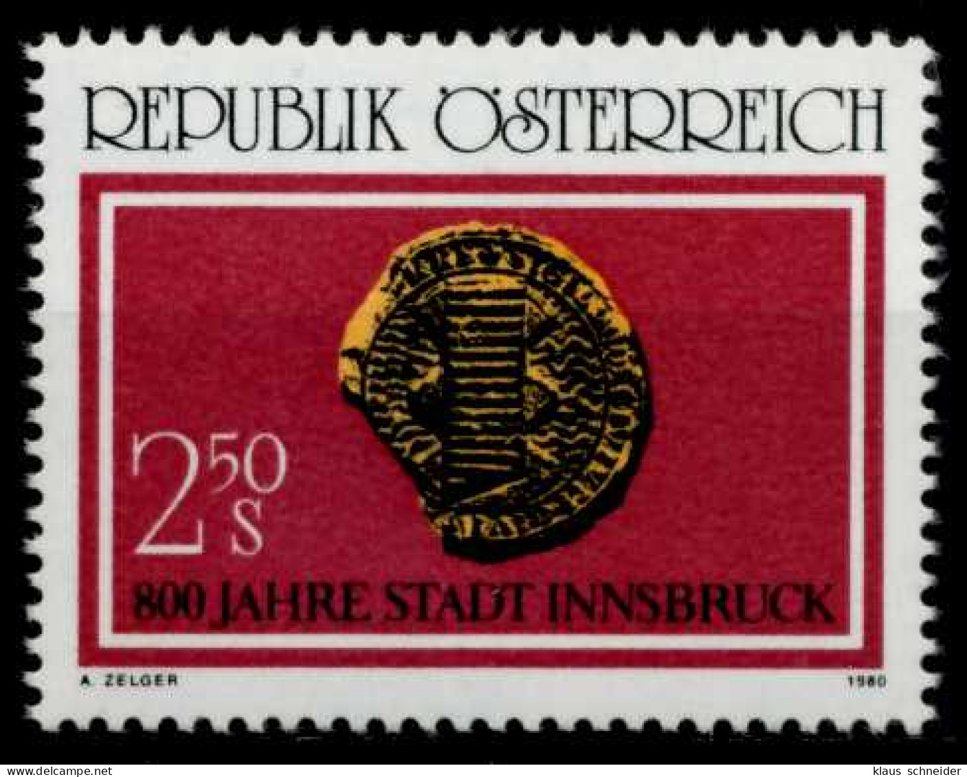 ÖSTERREICH 1980 Nr 1647 Postfrisch S59E44E - Neufs