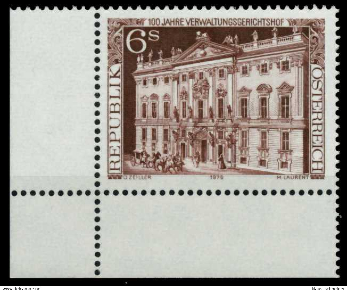 ÖSTERREICH 1976 Nr 1521 Postfrisch ECKE-ULI X80560E - Unused Stamps