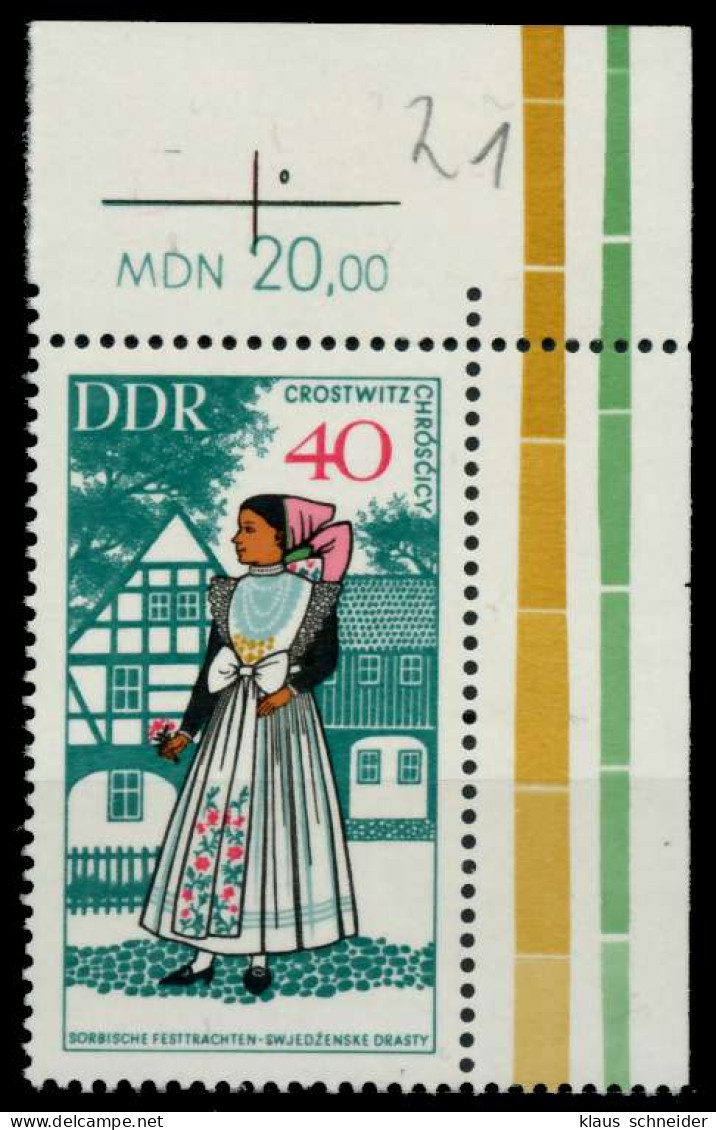 DDR 1968 Nr 1355 Postfrisch ECKE-ORE X92E57A - Unused Stamps