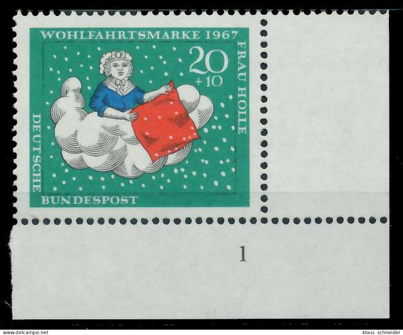 BRD 1967 Nr 539 Postfrisch FORMNUMMER 1 X7F0A32 - Ungebraucht