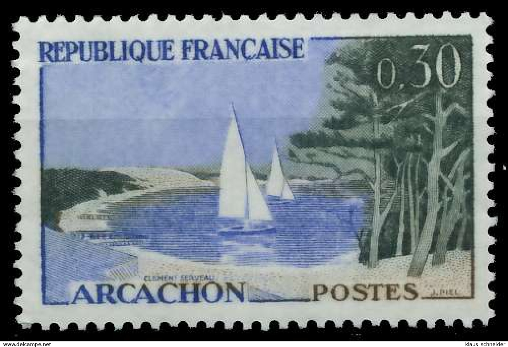 FRANKREICH 1961 Nr 1366 Postfrisch S25CC06 - Neufs