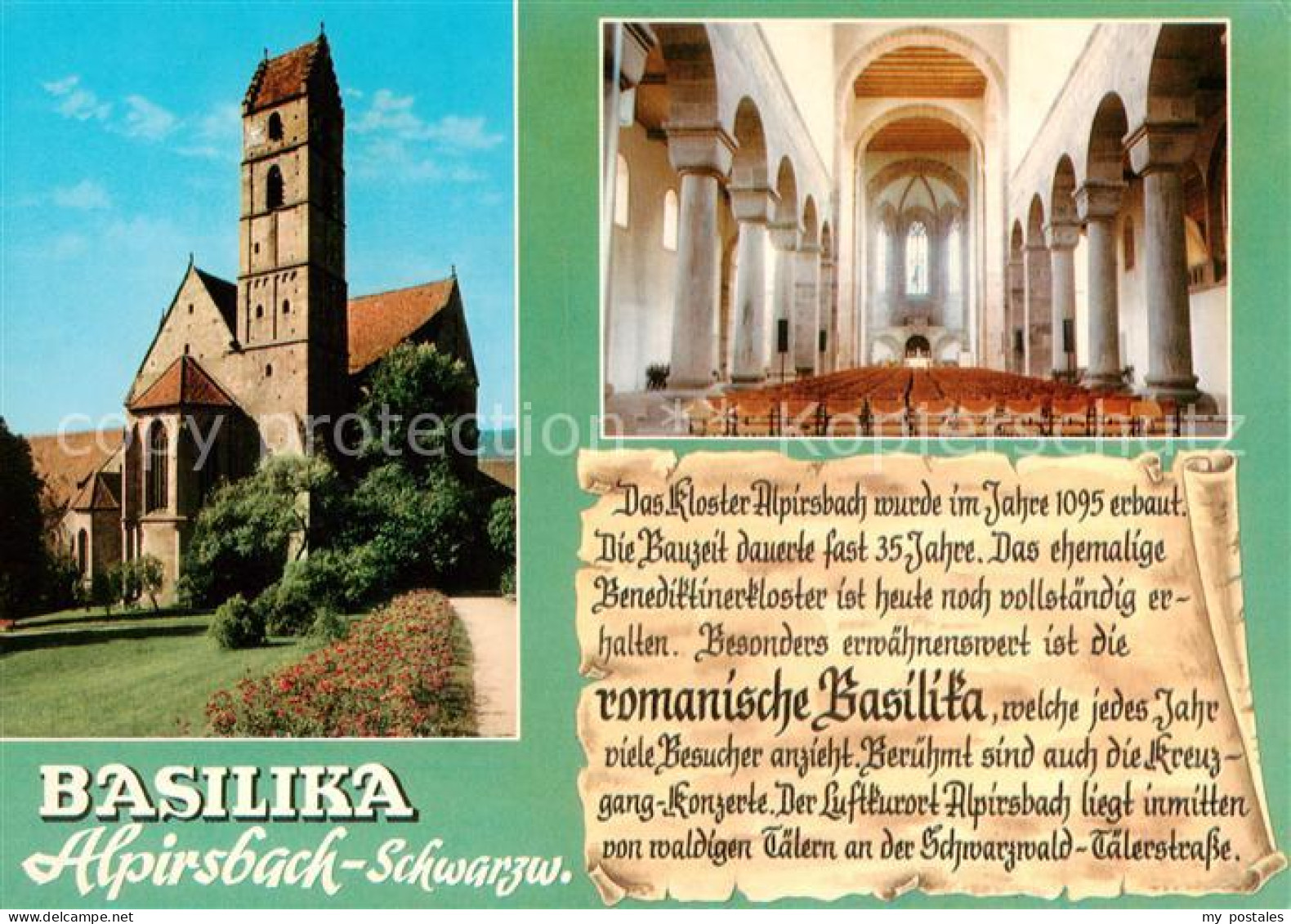 73796471 Alpirsbach Basilika Inneres Kloster Alpirsbach Alpirsbach - Alpirsbach