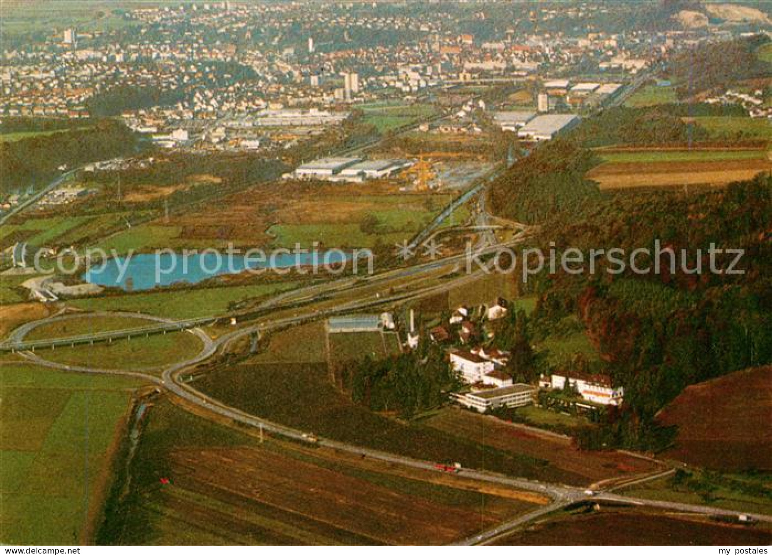 73796438 Biberach  Riss Kneipp Sanatorium Jordanbad Fliegeraufnahme  - Biberach