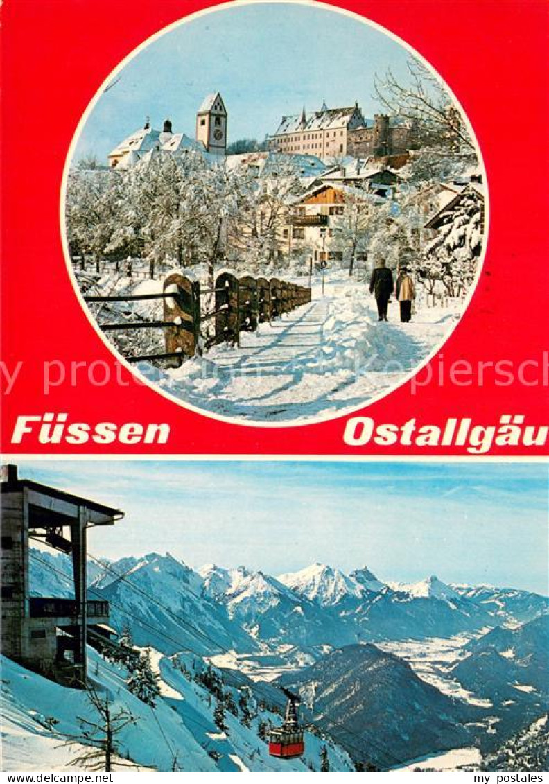 73756897 Fuessen Allgaeu Winter Schnee Gondel Fuessen Allgaeu - Fuessen