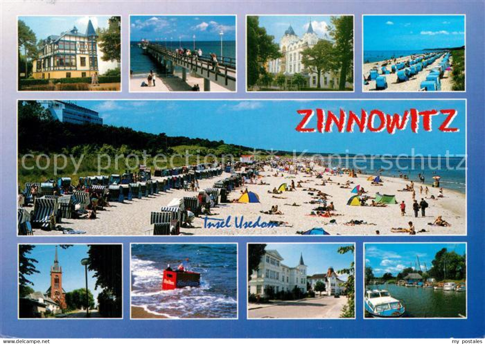 72976132 Zinnowitz Ostseebad Strand Seebruecke  Zinnowitz Ostseebad - Zinnowitz