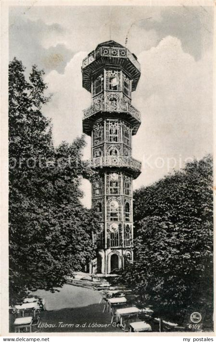 72974491 Loebau Sachsen Loebauer Berg Friedrich August Turm Loebau Sachsen - Loebau