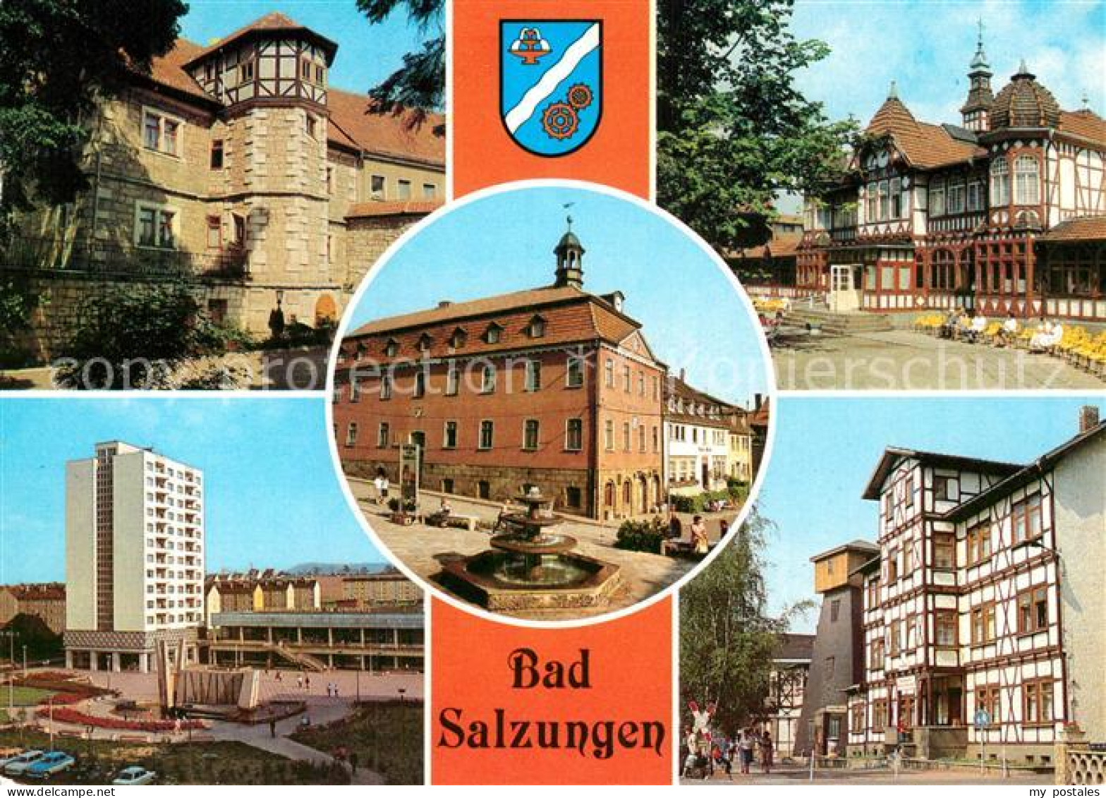 72972923 Bad Salzungen Haunscher Hof Rathaus Gradierwerk Leninplatz Kurverwaltun - Bad Salzungen