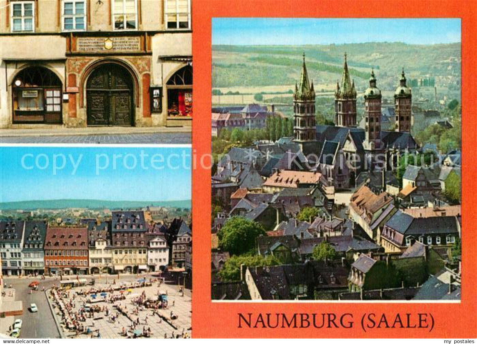 72972625 Naumburg Saale Historisches Portal Wilhelm Pieck Platz Blick Zum Dom Na - Naumburg (Saale)