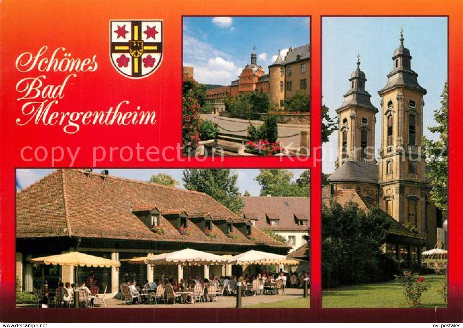 72972572 Bad Mergentheim Deutschordensschloss Kirche Cafe Restaurant Bad Mergent - Bad Mergentheim