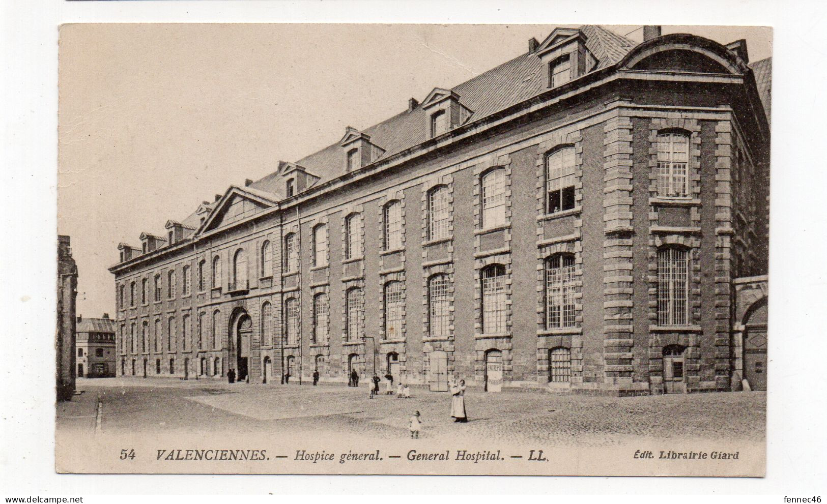 59 - VALENCIENNES - Hospice Général  - 1919 (L92) - Valenciennes