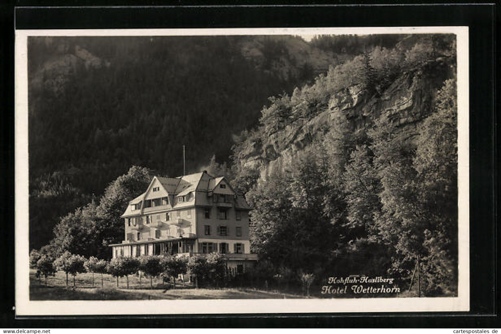 AK Hohfluh-Hasliberg, Hotel Wetterhorn  - Hasliberg