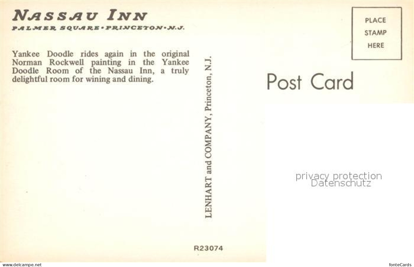 72944094 Princeton_New_Jersey Nassau Inn - Other & Unclassified