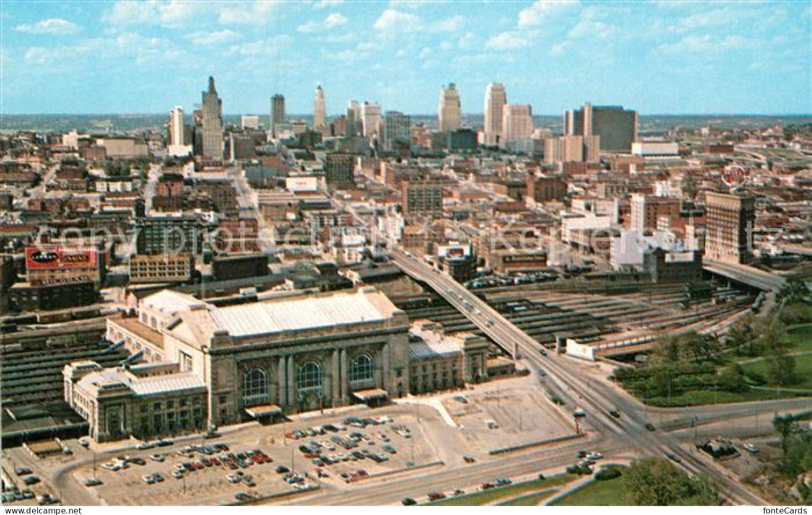 72944072 Kansas_City_Missouri Union Station And Skyline - Autres & Non Classés