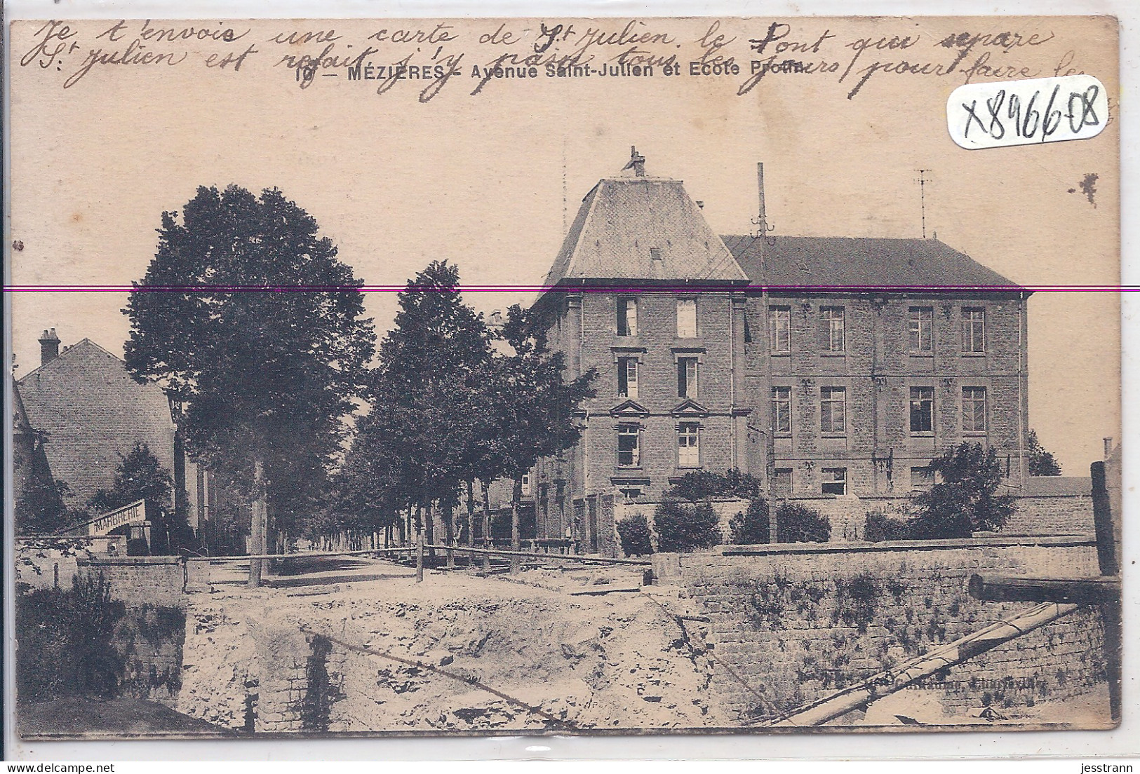 MEZIERES- AVENUE SAINT-JULIEN ET ECOLE PROTIN - Charleville