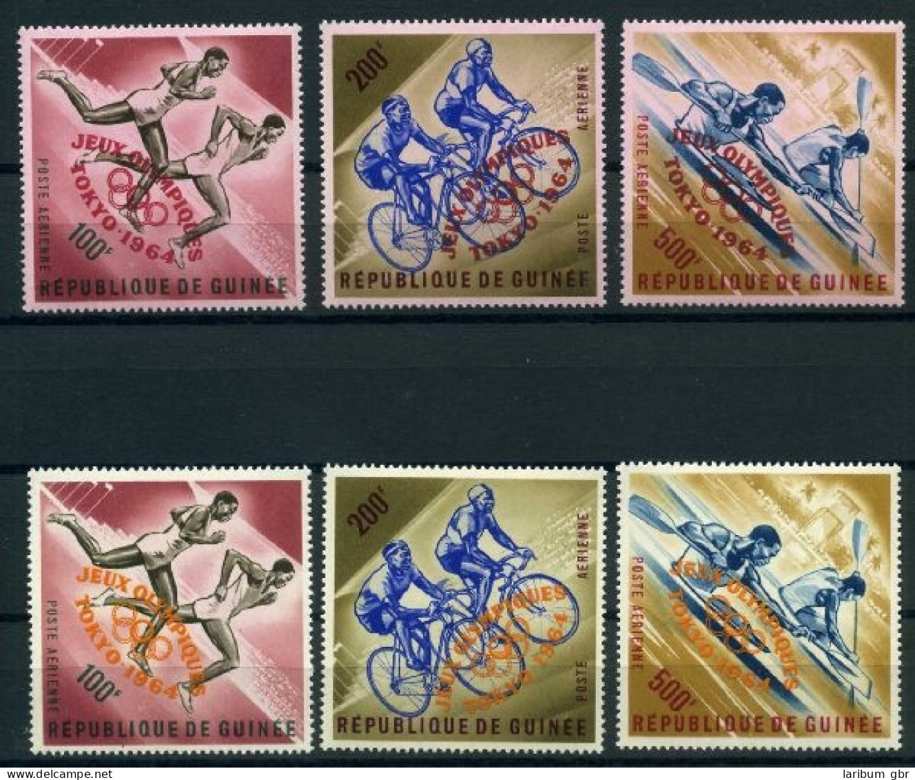 Guinea 239-241 A +b Postfrisch Olympiade 1964 #JG682 - Guinea (1958-...)