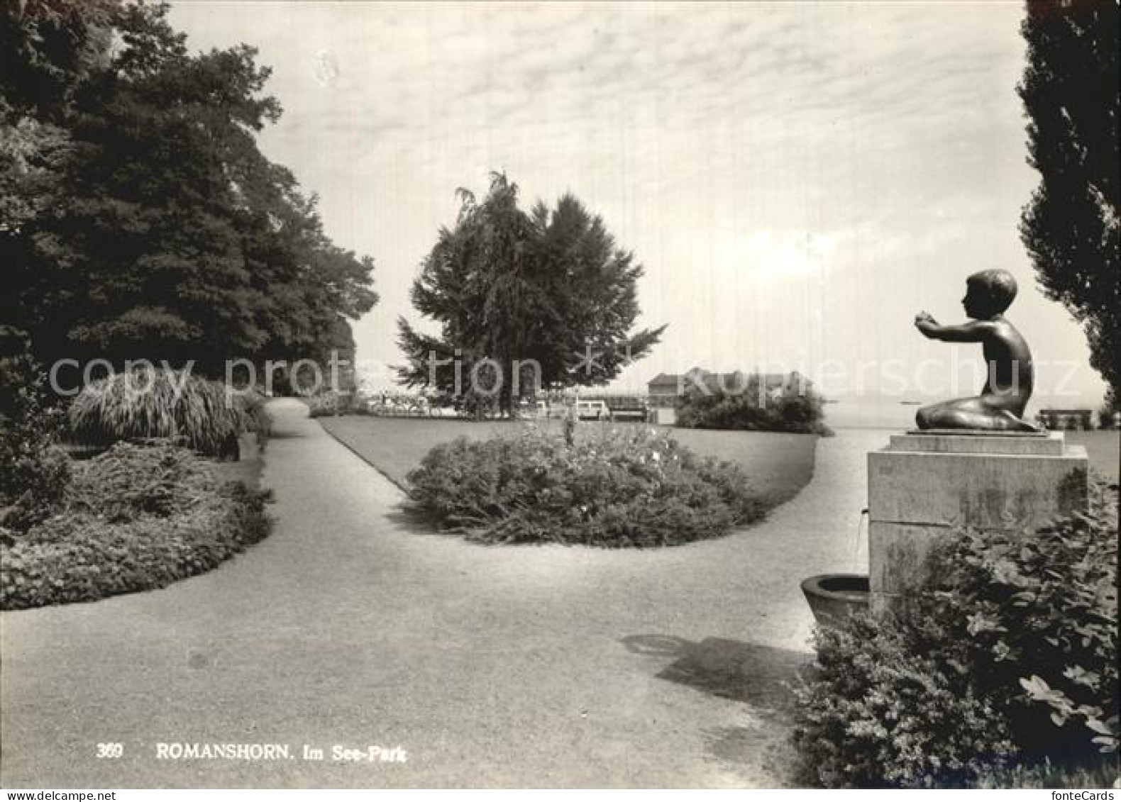 12587166 Romanshorn Bodensee Promenade Im Seepark Brunnen Skulptur Romanshorn - Autres & Non Classés