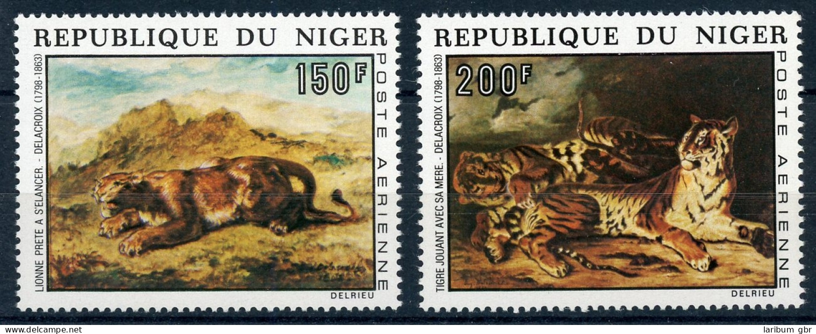 Niger 381-382 Postfrisch Kunst/ Raubkatzen #JC414 - Niger (1960-...)