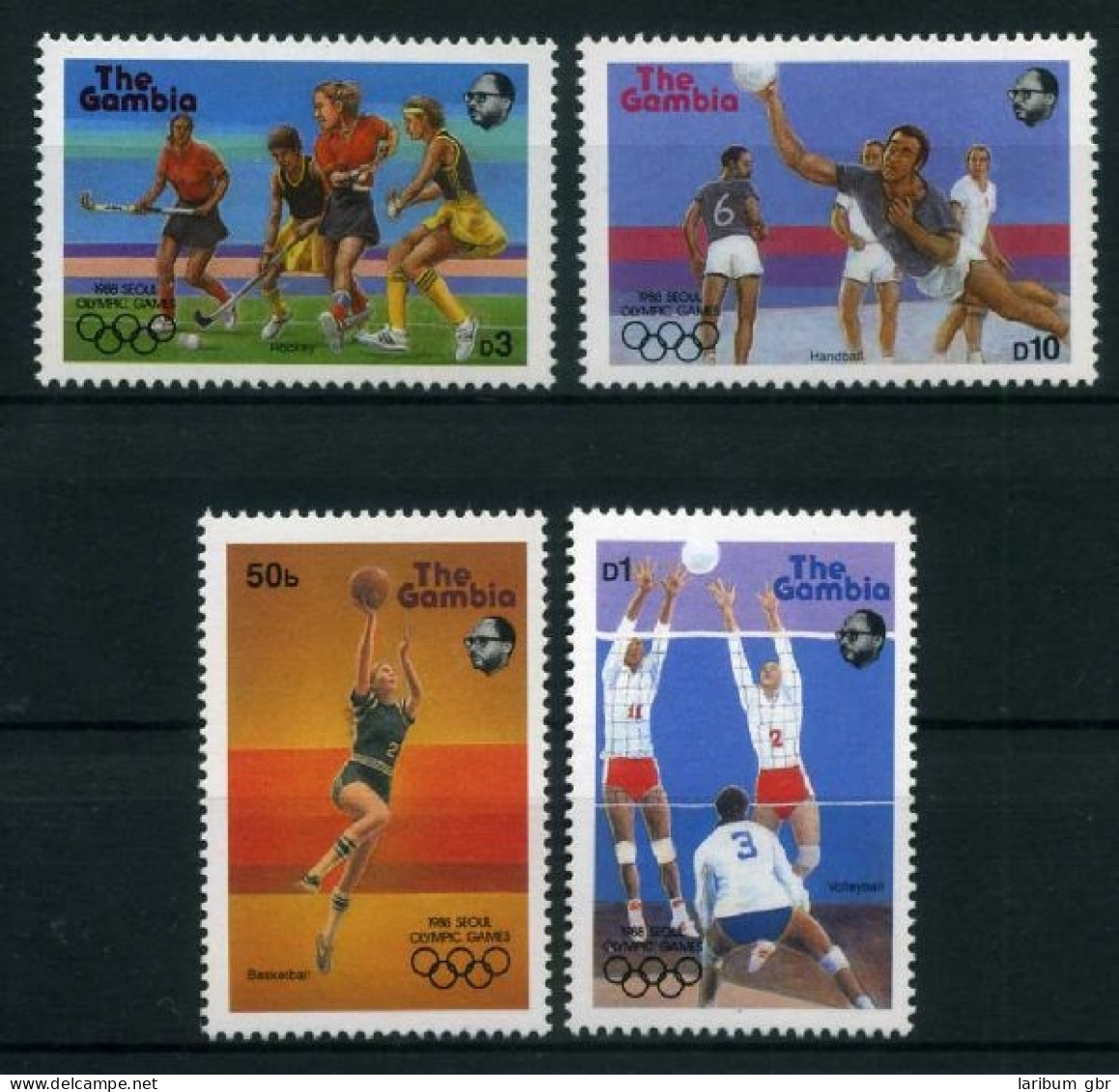 Gambia 706-09 Postfrisch Olympiade 1988 #JG676 - Gambia (1965-...)