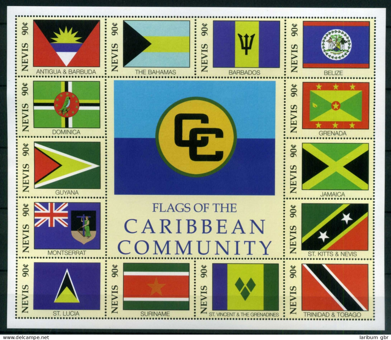 Nevis KB 1723-1736 Postfrisch Flaggen #IF008 - Anguilla (1968-...)