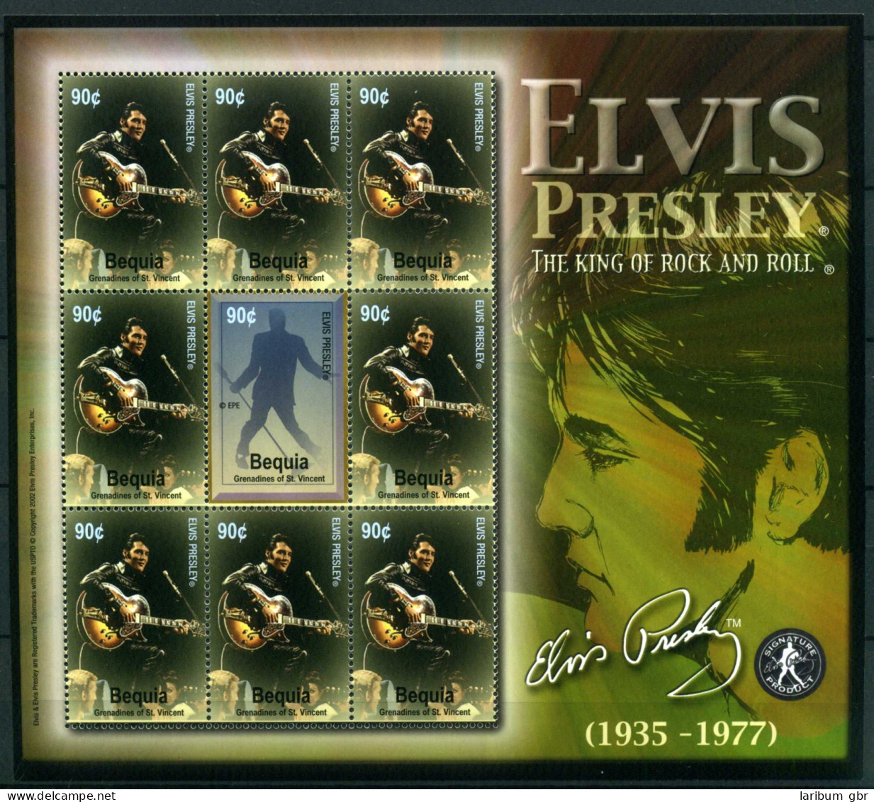 Bequia St. Vincent KB 373-374 Postfrisch Elvis Presley #IF013 - St.Vincent Und Die Grenadinen