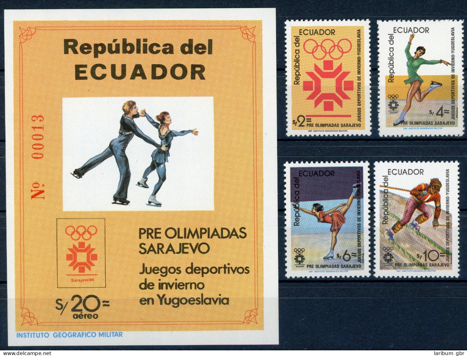 Ecuador 1961-1964 + Bl 110 Postfrisch Olympia #JJ422 - Ecuador