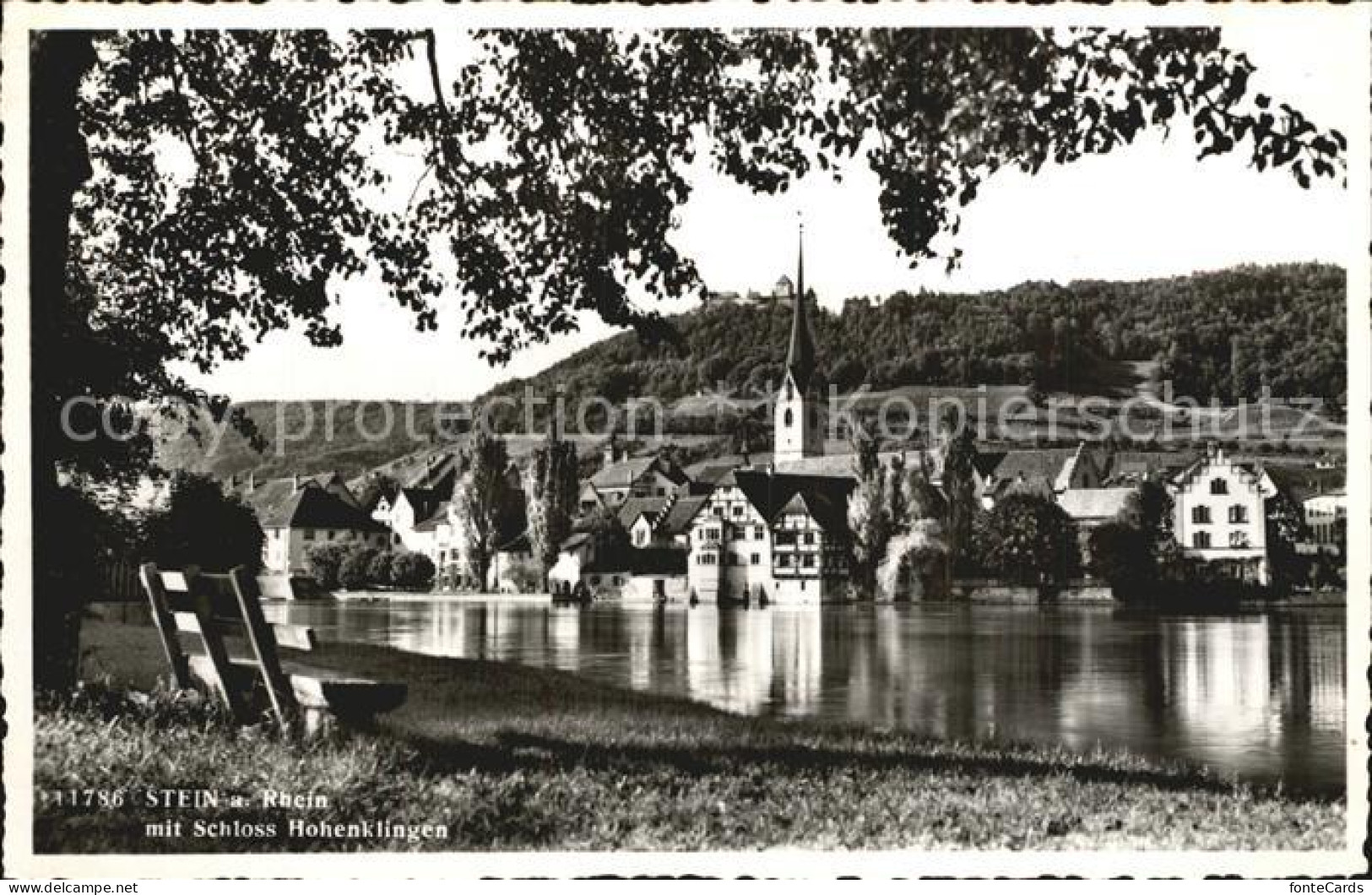 12475176 Stein Rhein Mit Schloss Hohenklingen Stein Am Rhein - Altri & Non Classificati