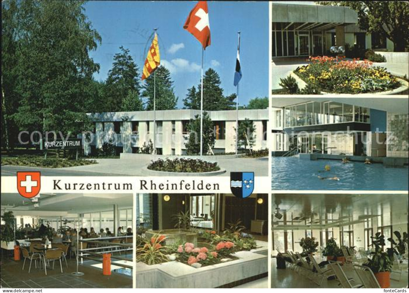 12468136 Rheinfelden AG Kurzentrum Flaggen Rheinfelden - Altri & Non Classificati