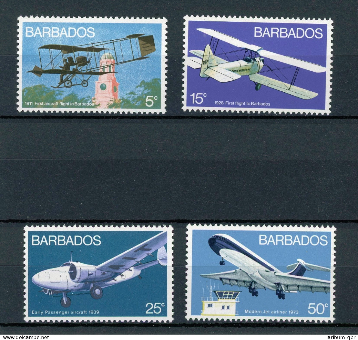 Barbados 353-356 Postfrisch Flugzeuge #GI059 - Barbados (1966-...)