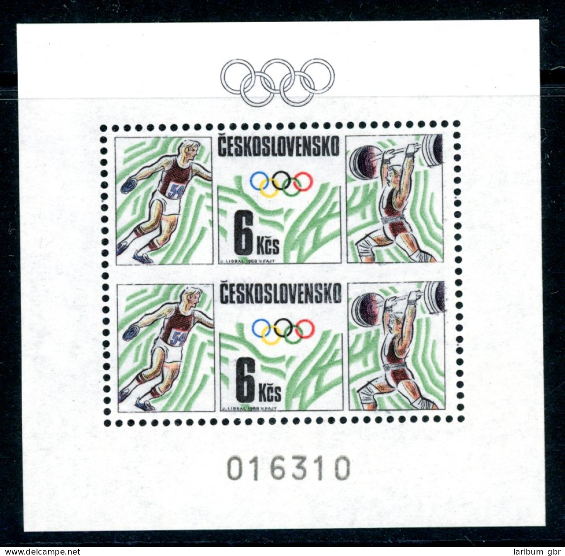 Tschechoslowakei Block 76 Postfrisch Olympia 1988 Seoul #HL056 - Altri & Non Classificati