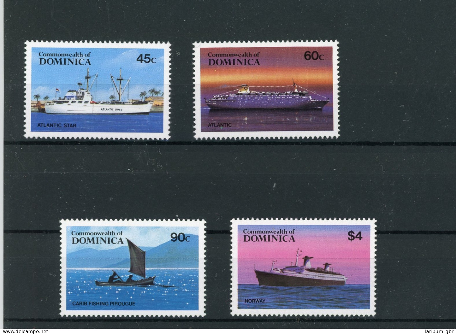 Dominica 856-59 Postfrisch Schiffe #IF579 - Dominica (1978-...)