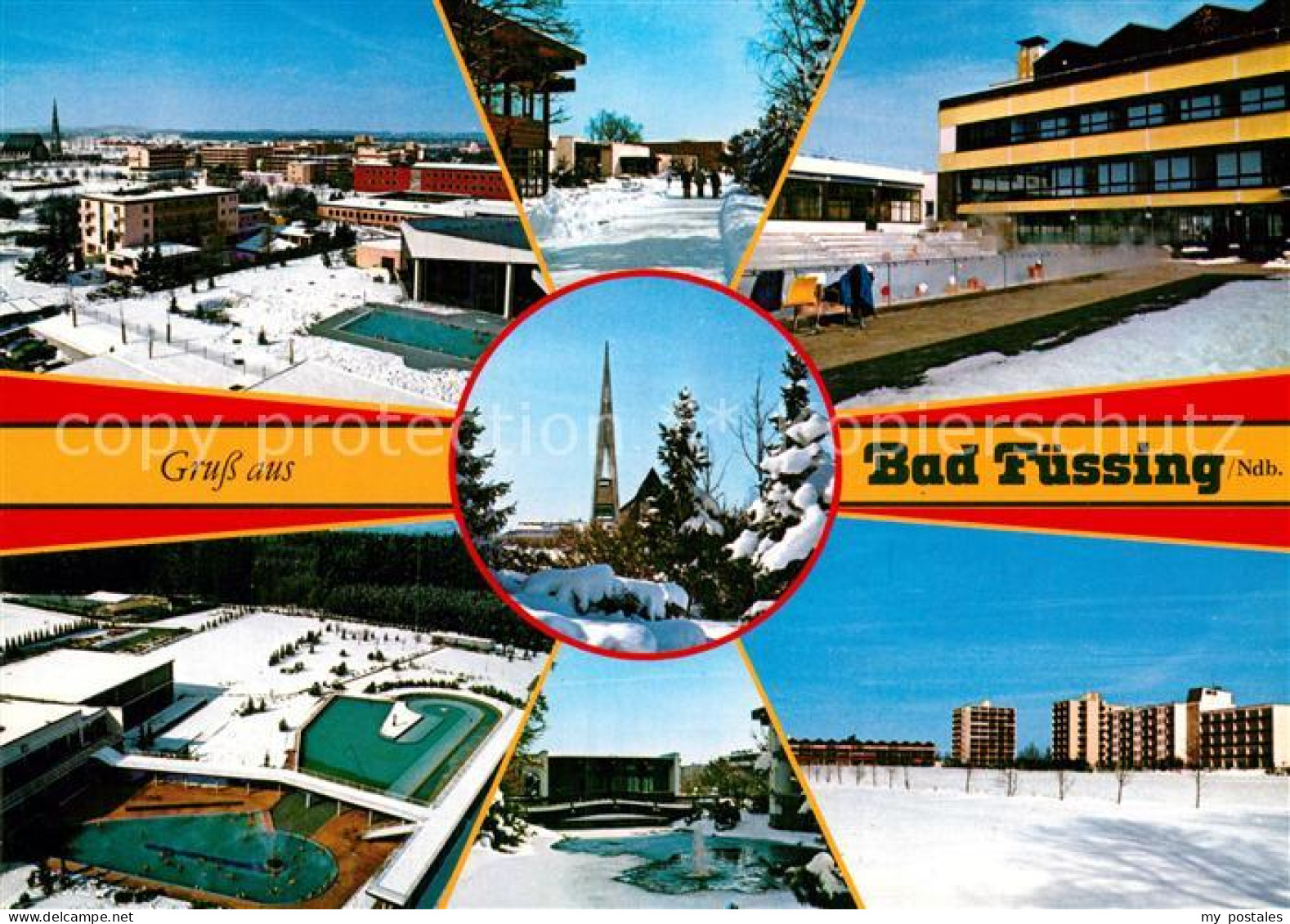 72970245 Bad Fuessing Teilansichten Kurort Im Winter Thermalbad Aigen - Bad Fuessing