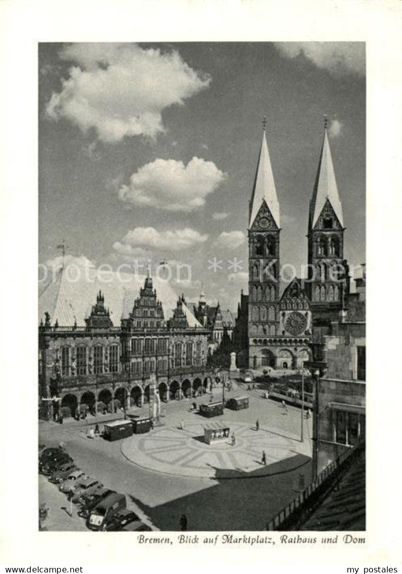 72967652 Bremen Marktplatz Rathaus Dom  Arbergen - Bremen