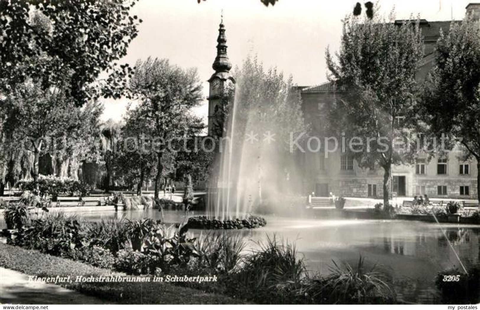 72966531 Klagenfurt Woerthersee Hochstrahlbrunnen Im Schubertpark  - Autres & Non Classés