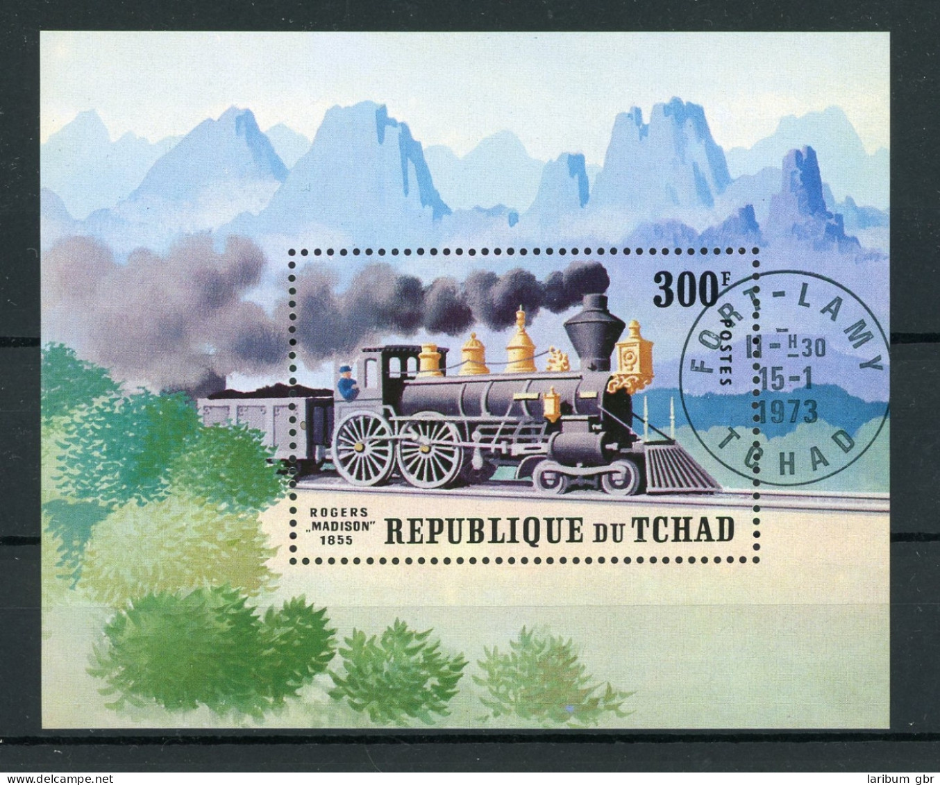 Tschad Block43 Postfrisch Eisenbahn #IU866 - Chad (1960-...)