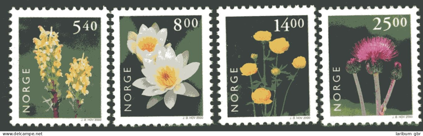 Norwegen 1337-1340 Postfrisch Blumen #IF421 - Autres & Non Classés