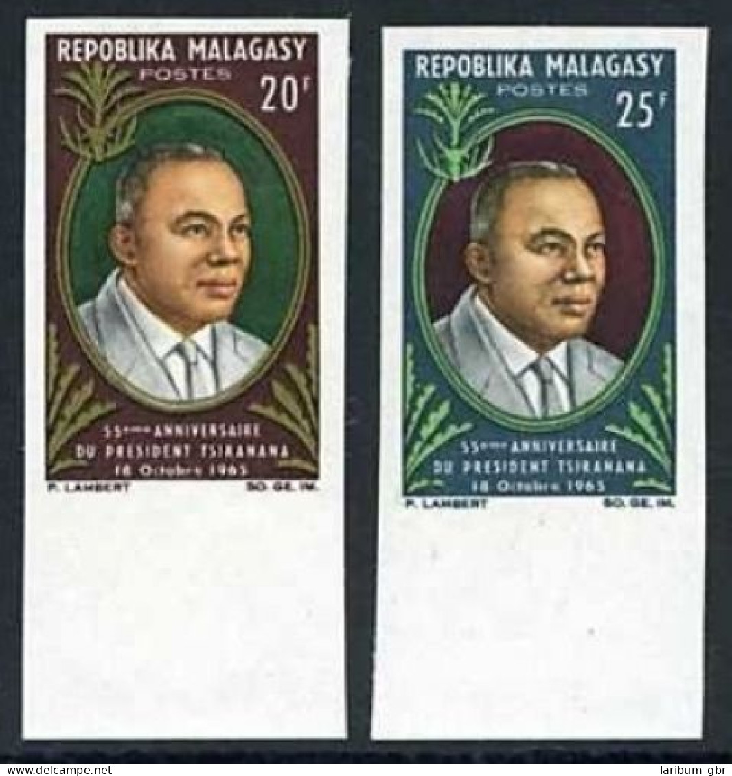 Madagaskar 538-539 Postfrisch #HC021 - Madagaskar (1960-...)