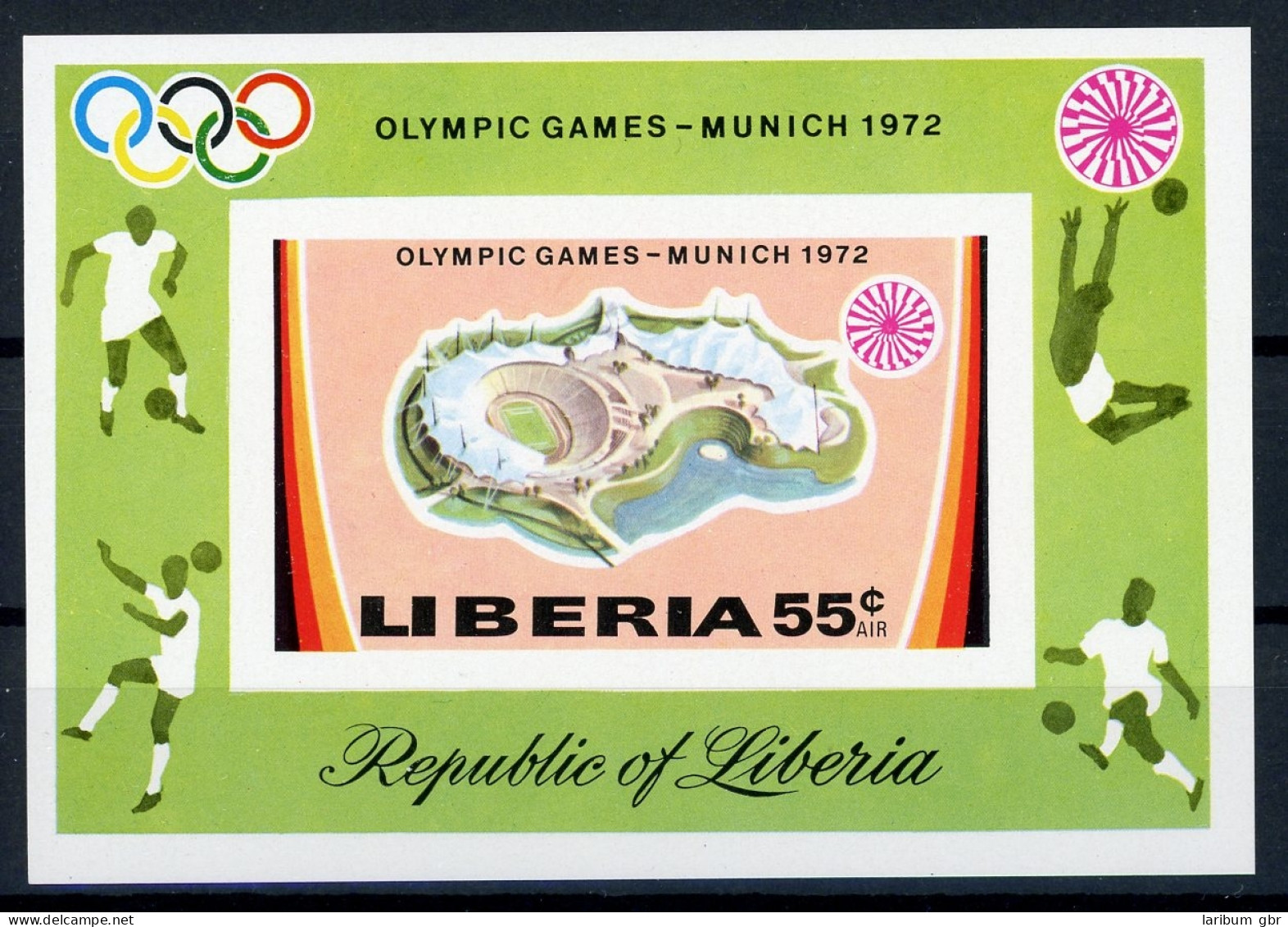 Liberia Block 60 B Postfrisch Olympiade #ID111 - Liberia